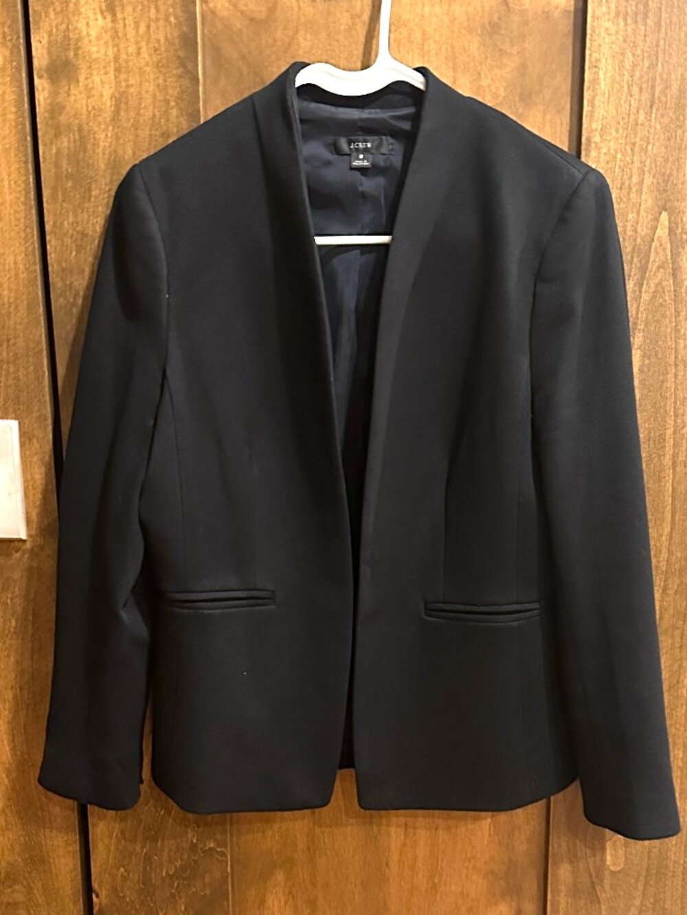 J. CREW BLACK BLAZER MEDIUM